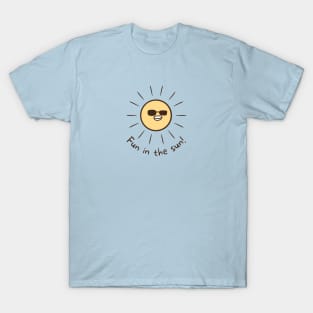 Fun in the sun Cool sun wearing sunglasses T-Shirt